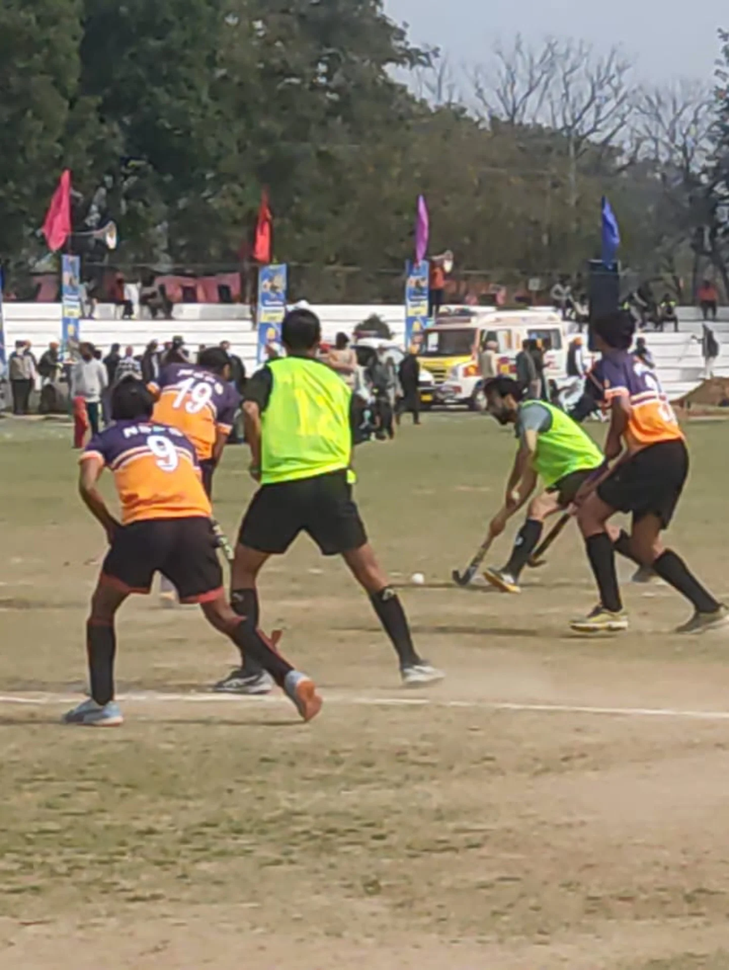 Photo by 1000 Things In Ludhiana on February 18, 2026. May be an image of football, soccer, sports equipment, stadium and text.