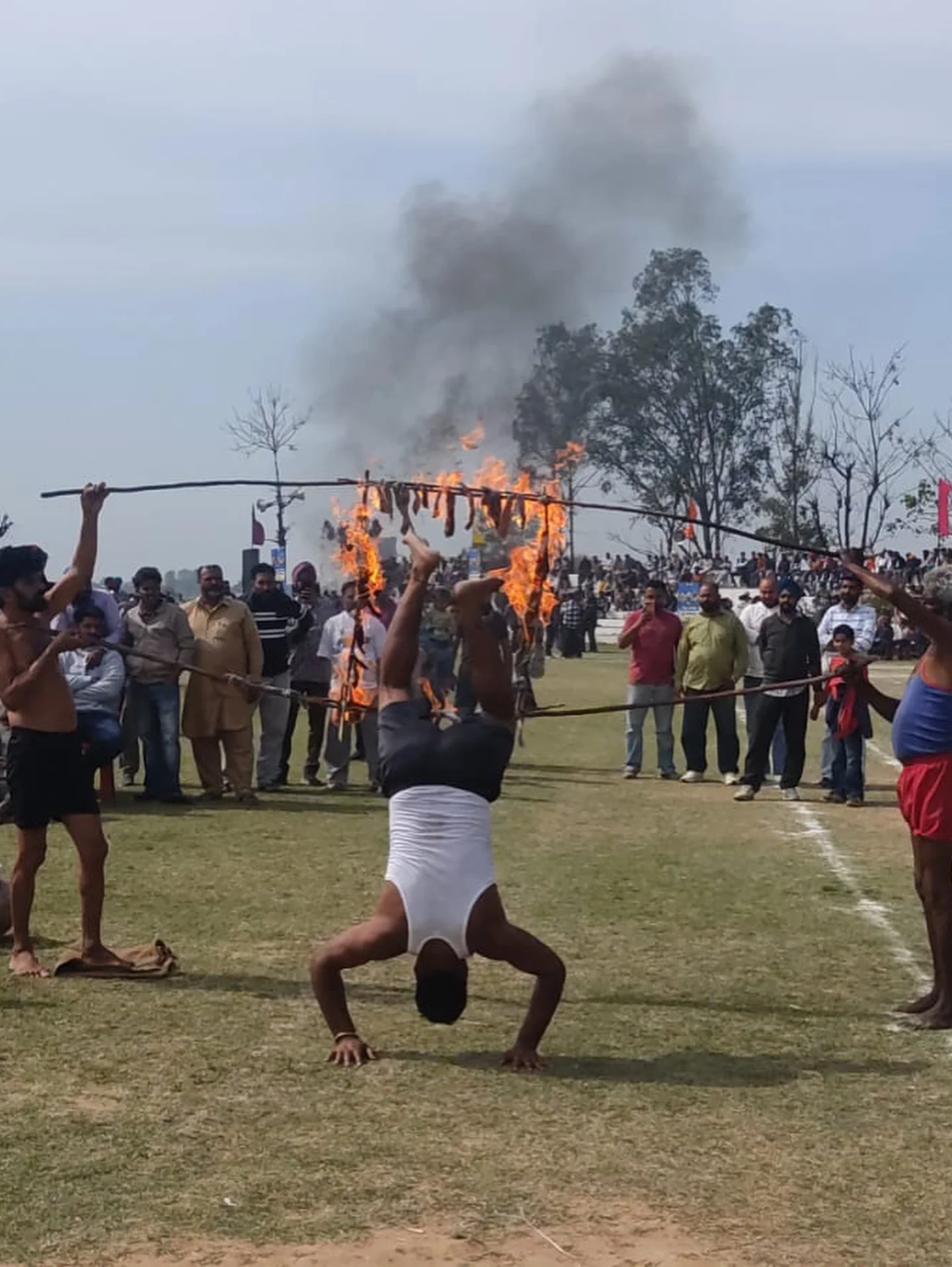 Photo by 1000 Things In Ludhiana on February 18, 2026. May be an image of fire and text.