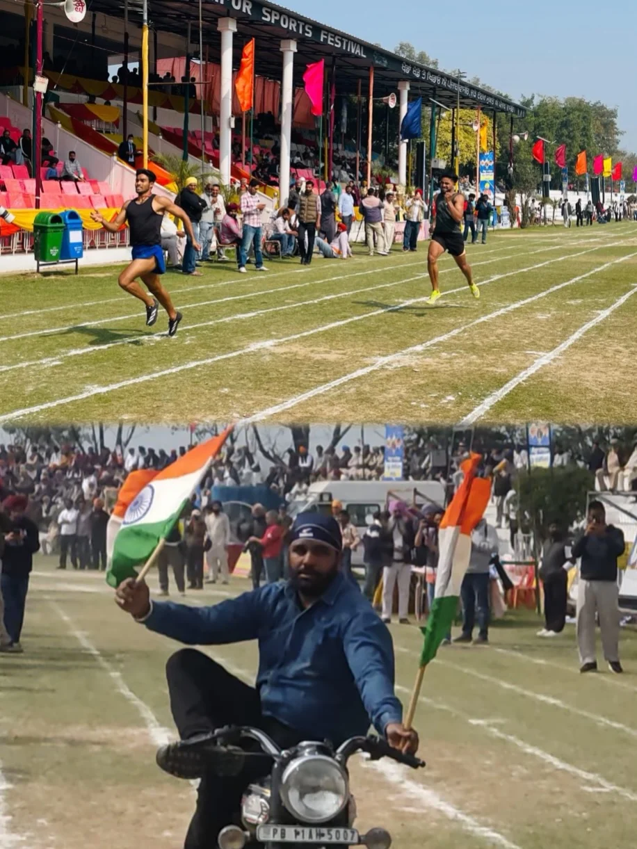 Photo by 1000 Things In Ludhiana on February 18, 2026. May be an image of ‎stadium and ‎text that says '‎R SPORTS URTS ۱۲ FESTIVAL أن ሚ BP11155007‎'‎‎.