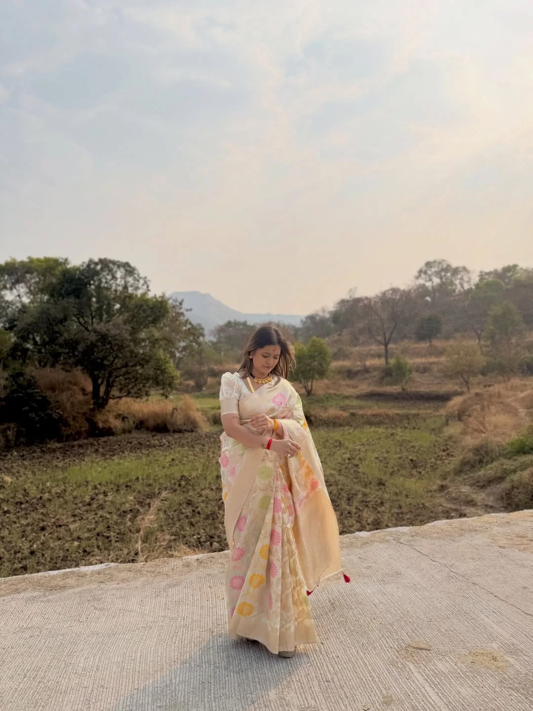 Photo shared by Aarti on February 17, 2026 tagging @aarti_thorve29. May be an image of picnic and text.