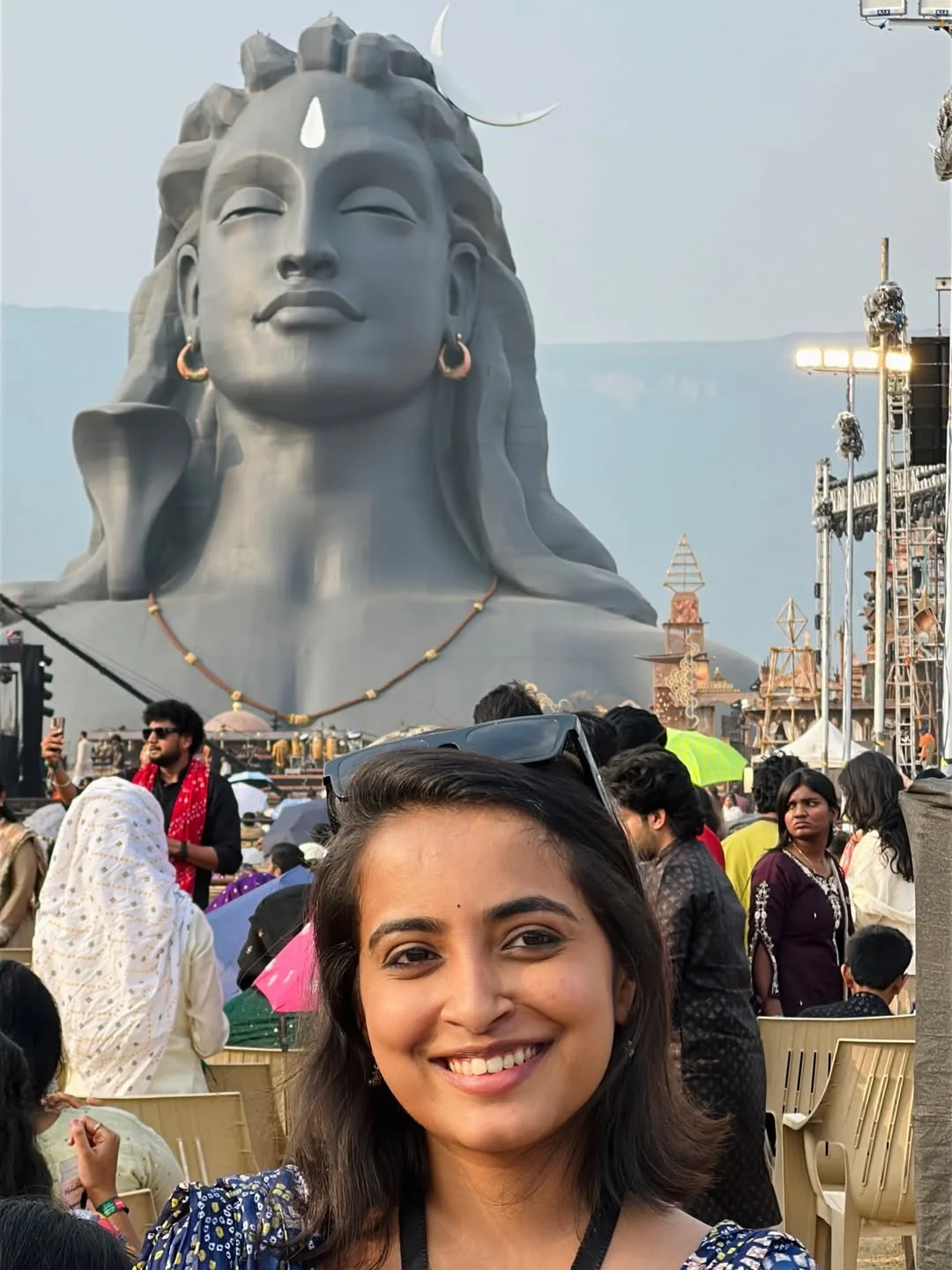 Photo by Aashika on February 15, 2026. May be an image of temple, statue and text.