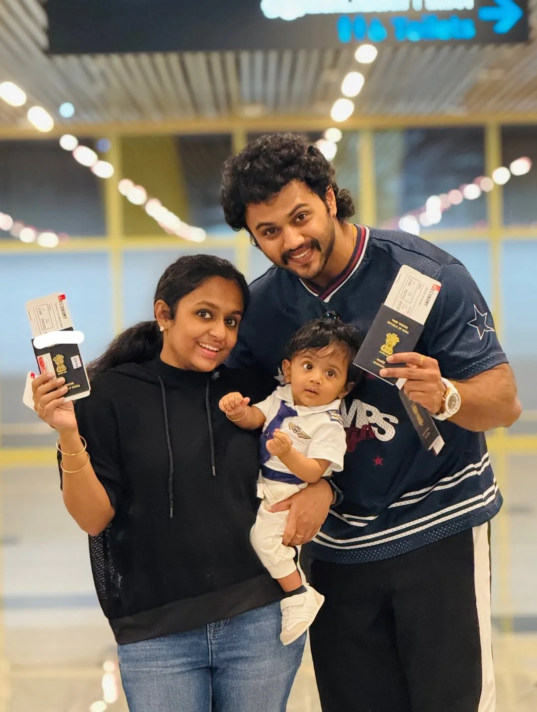 Photo shared by Avinash Ashok on February 15, 2026 tagging @tresa_on_board, @trevin_avinash, and @geteticket.official. May be a selfie of one or more people, beard, people smiling, people standing and text.