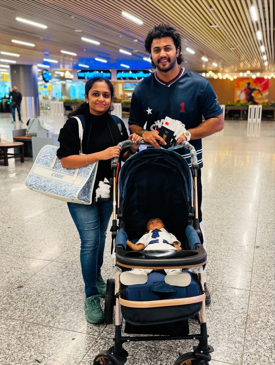 Photo by Avinash Ashok on February 15, 2026. May be an image of sling, buggy, luggage and text.