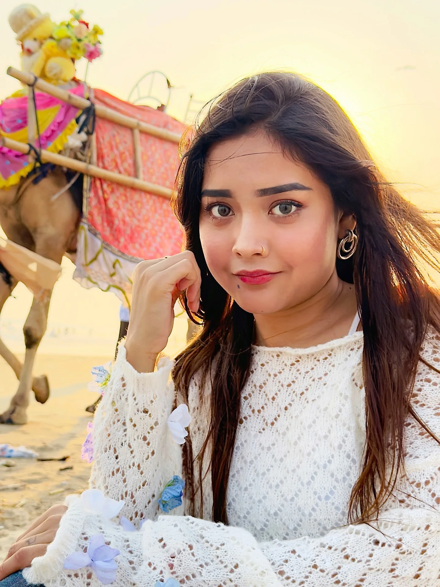 Photo shared by Aimi Gogoi on February 13, 2026 tagging @aimi2.0_, and @aimiggi. May be an image of Bactrian camel, outdoors and text.