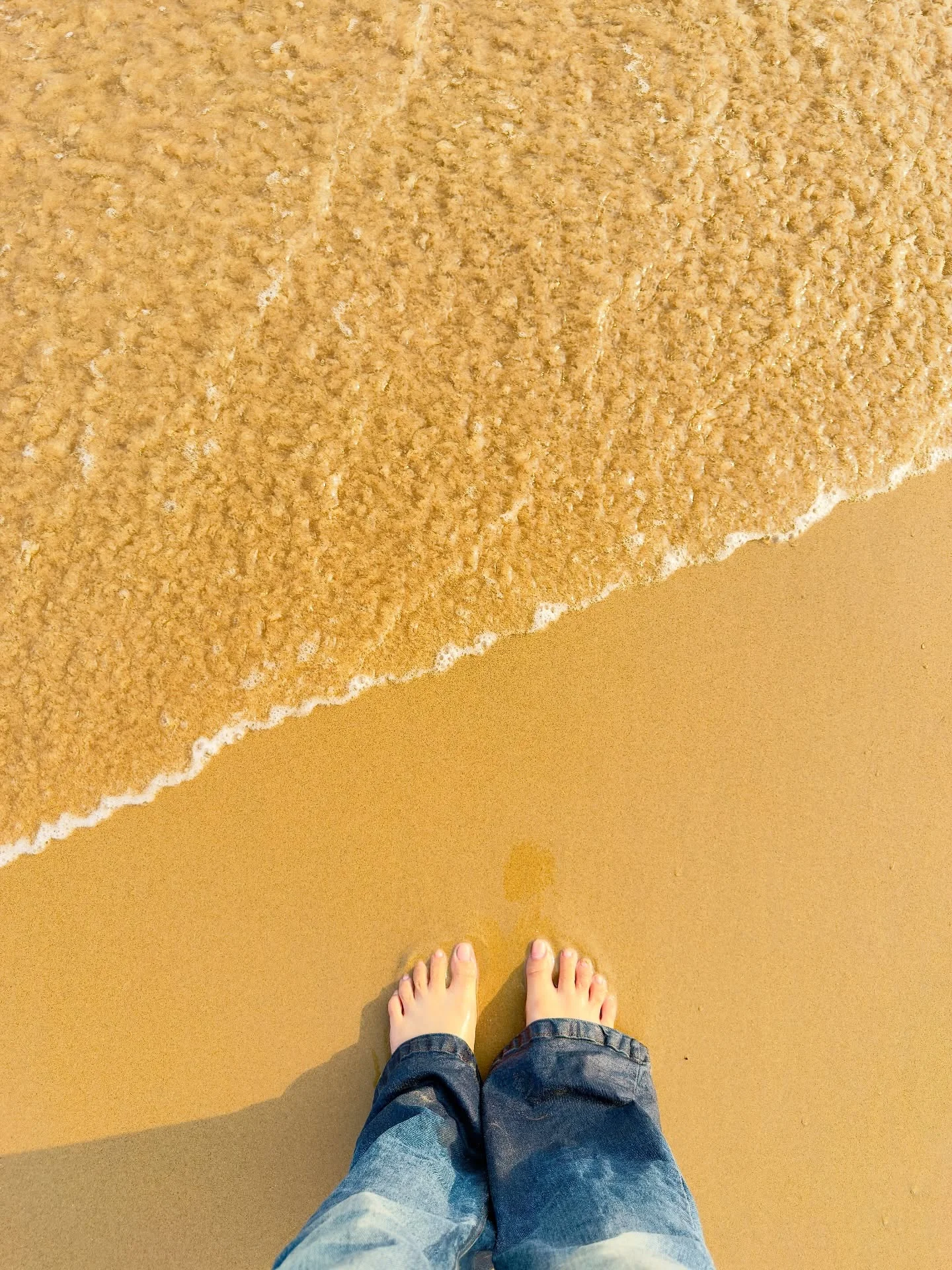 Photo by Aimi Gogoi on February 15, 2026. May be an image of ocean, beach and text.