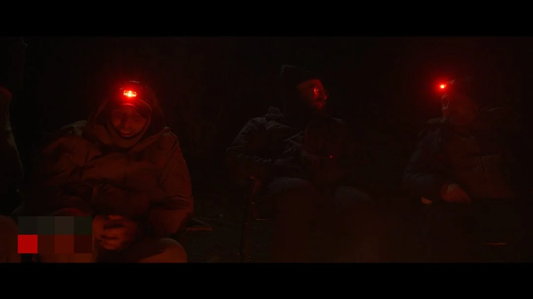 Photo by Alexandros Karpas on February 22, 2026. May be an image of campsite, flashlight, outdoors and text.