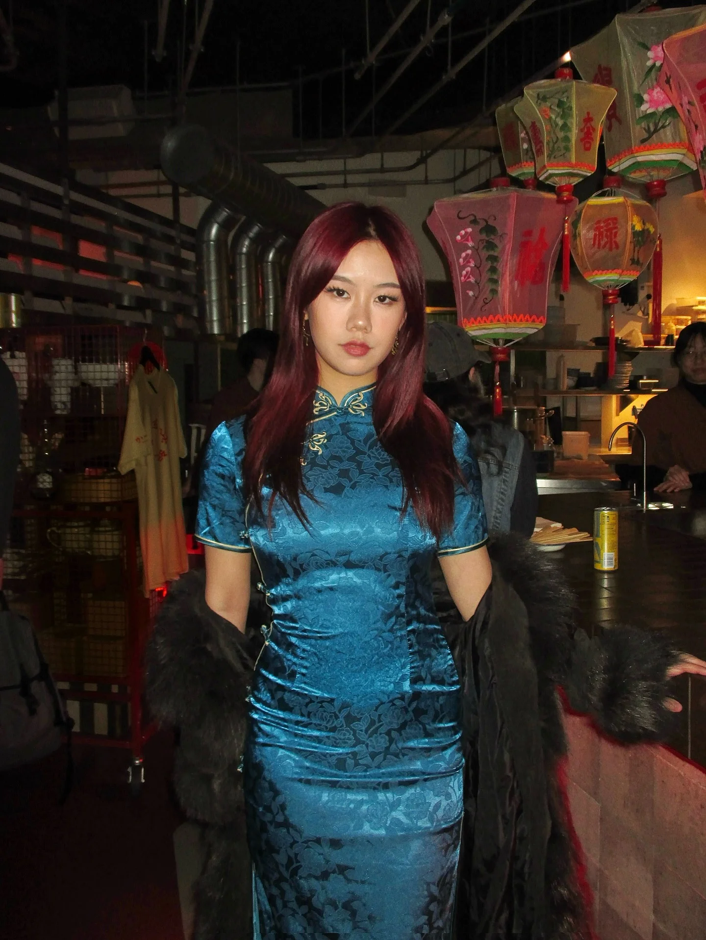 Photo shared by Amanda Sze 🥰 on February 25, 2026 tagging @johnniewalker, @8unhouse, and @zee______2. May be an image of sable coat, dress and text.