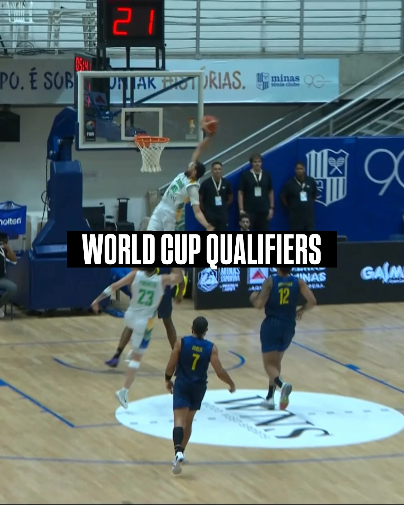 Photo by FIBA AmeriCup on March 09, 2026. May be an image of basketball, soccer, ball, sports equipment and text.