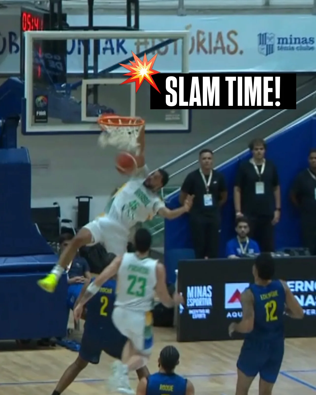 Photo shared by FIBA Basketball World Cup on March 02, 2026 tagging @basquetebrasil, @maozinha_45, @americup, and @courtside1891. May be an image of basketball, ball, backboard and text.