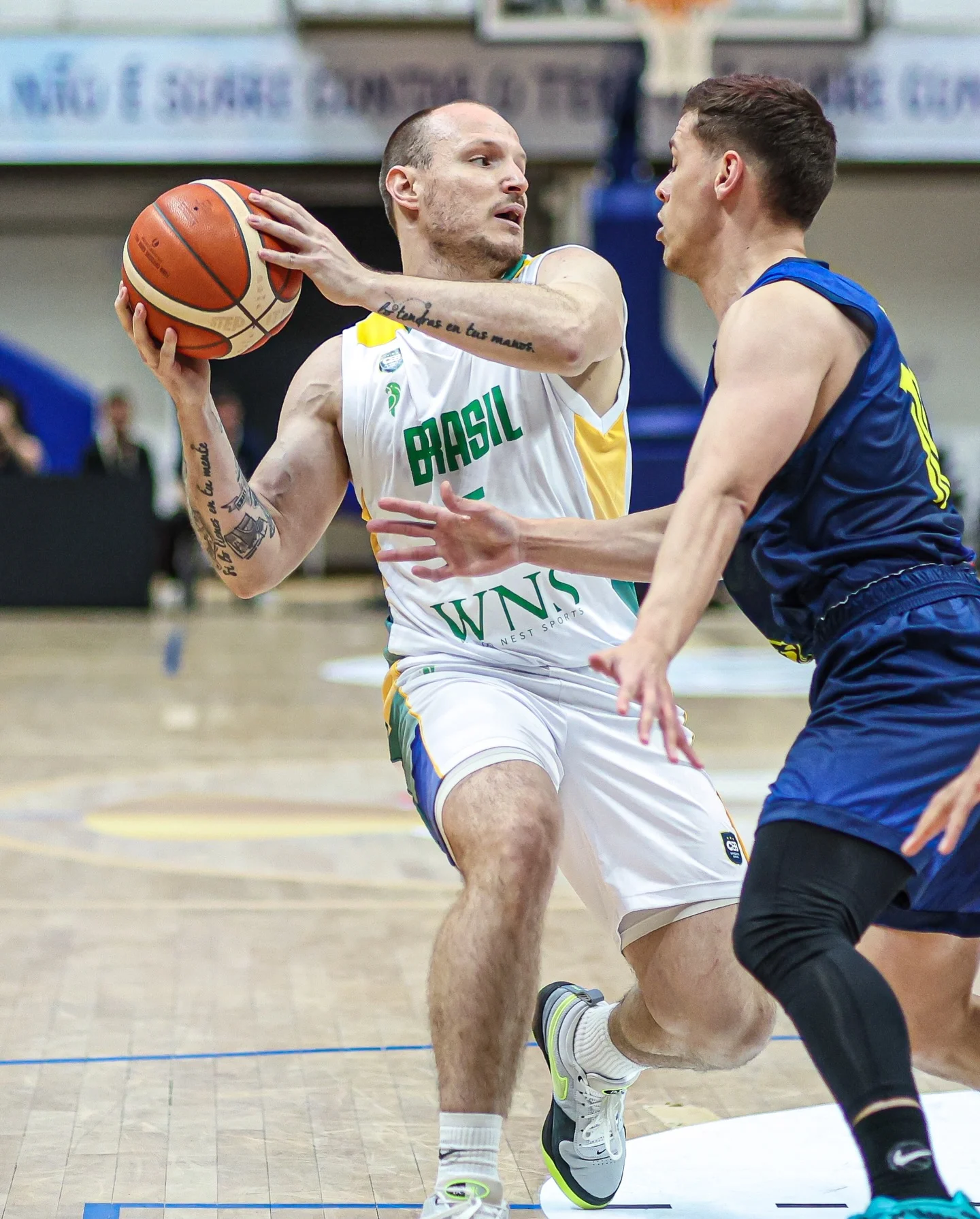 Photo by FIBA Basketball World Cup on March 02, 2026. May be an image of basketball, backboard, basketball court and text.