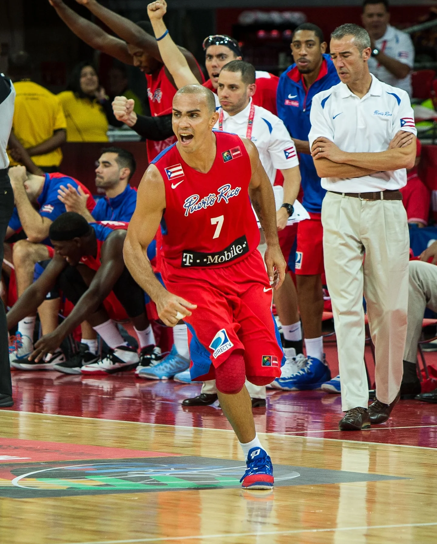 Photo by FIBA AmeriCup on March 25, 2026. May be an image of basketball, ball and text.