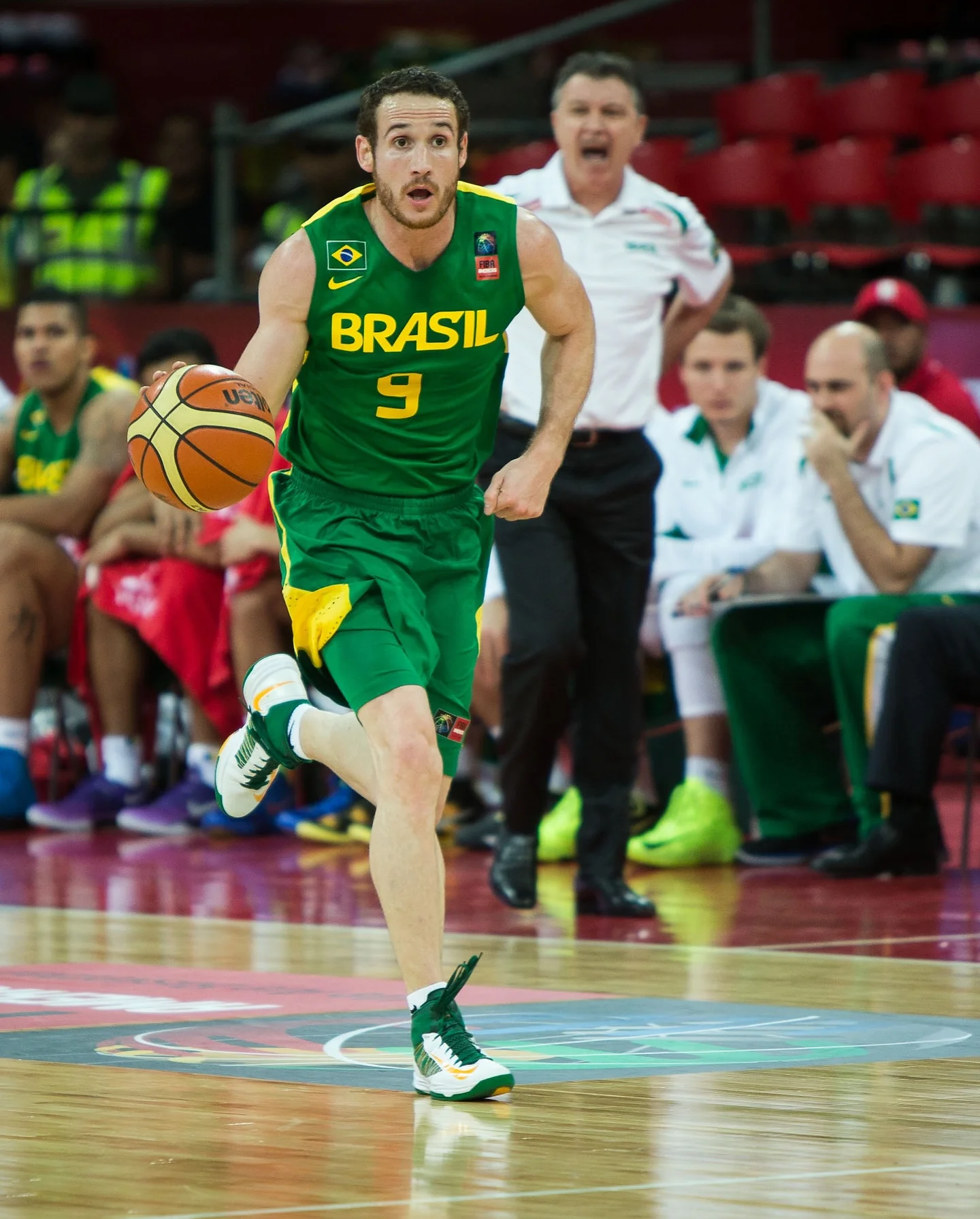 Photo shared by FIBA AmeriCup on March 25, 2026 tagging @basquetebrasil. May be an image of basketball, ball and text.