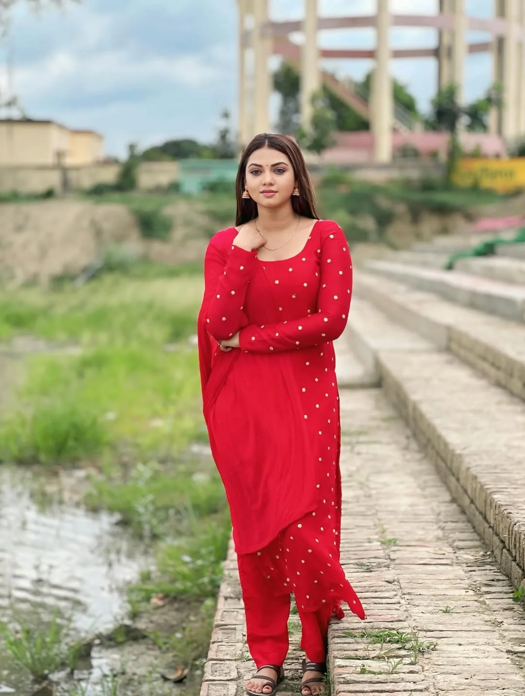 Photo by Raksha Gupta on February 20, 2026. May be an image of dress, net and text.